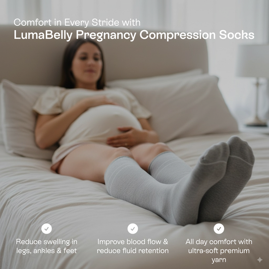 LumaBelly Pregnancy Compression Socks