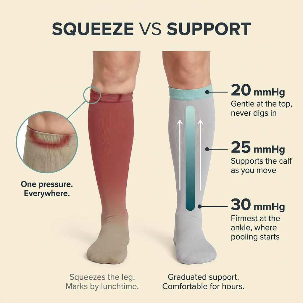 LumaBelly graduated pregnancy compression socks