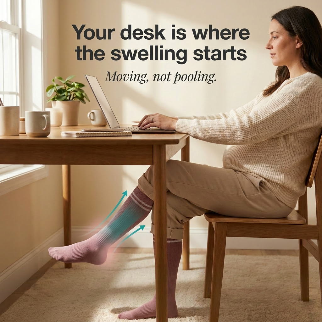 LumaBelly graduated pregnancy compression socks