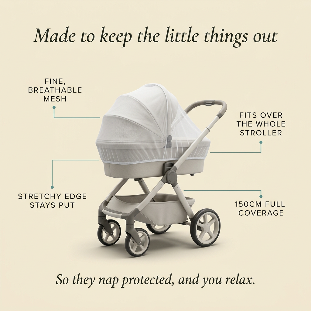 LumaBelly Baby Stroller Mosquito Net