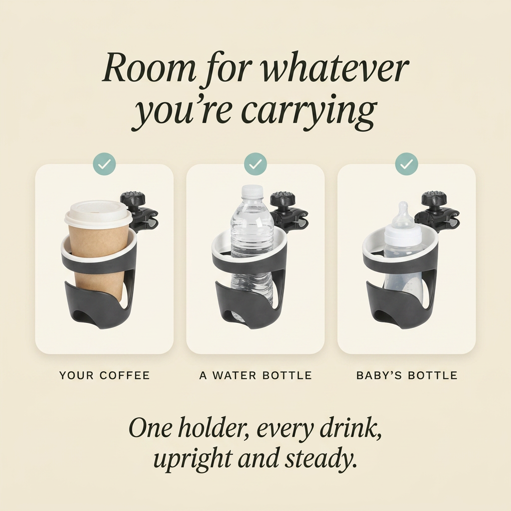 LumaBelly Baby Stroller Bottle Cup
